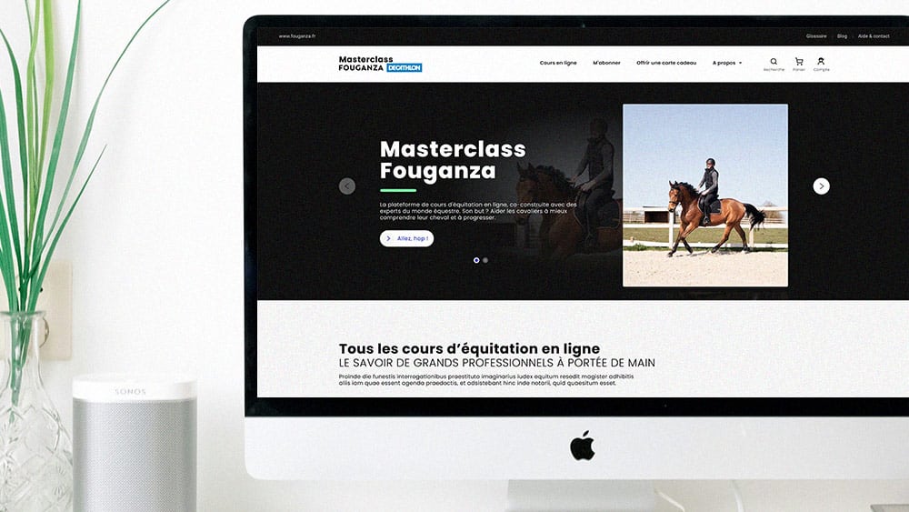 Site web cours équitation